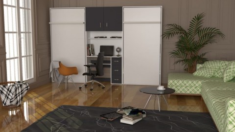 Bircan İkili Set Katlanır Duvar Yatağı