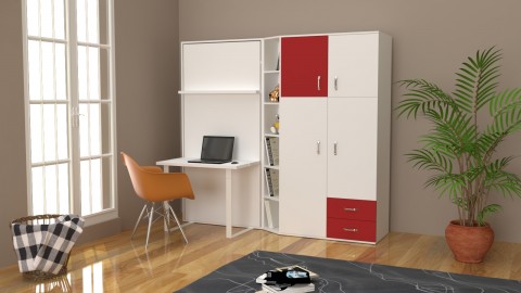 Tek Kişilik Dikey Açılır Masalı Mekanizma