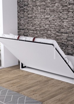 İnci Yatay Açılır Çift Kişilik Duvar Yatağı