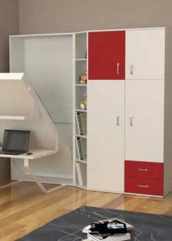 Suzi Tekli Açılır Kapanır Duvar Yatağı Seti