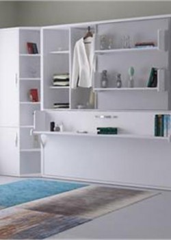 Safir Tek Kişilik Yatay Katlanır Duvar Yatağı