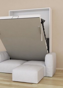 Tiger Çift Kişilik Dikey koltoklu Katlanır Duvar Yatağı