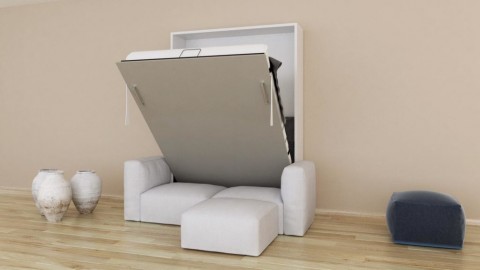 Tiger Çift Kişilik Dikey koltoklu Katlanır Duvar Yatağı